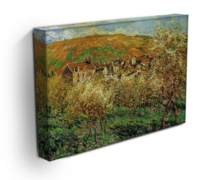 Flowering apple trees by Monet Canvas Print & Poster - Canvas Art Rocks - 3