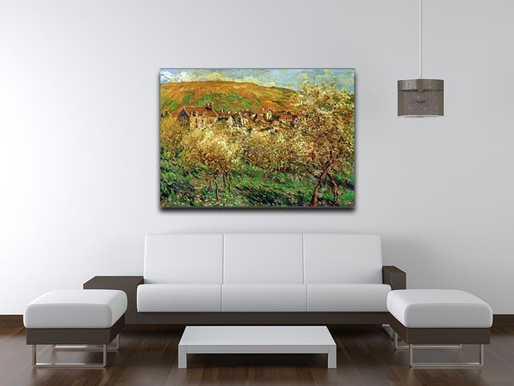 Flowering apple trees by Monet Canvas Print & Poster - Canvas Art Rocks - 4