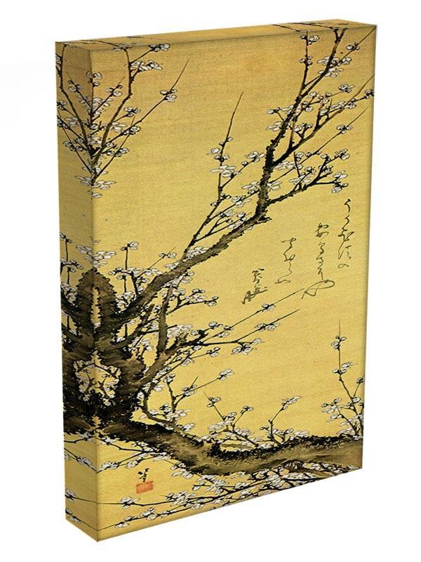 Flowering plum by Hokusai Canvas Print or Poster - Canvas Art Rocks - 3