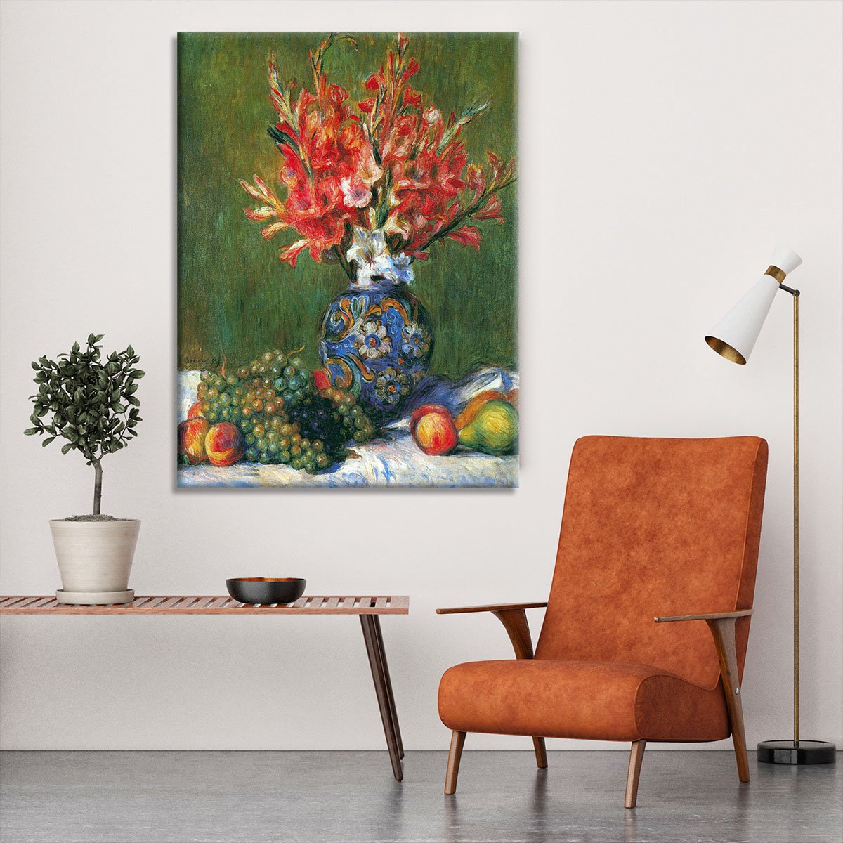 Flowers and Fruit by Renoir Canvas Print or Poster