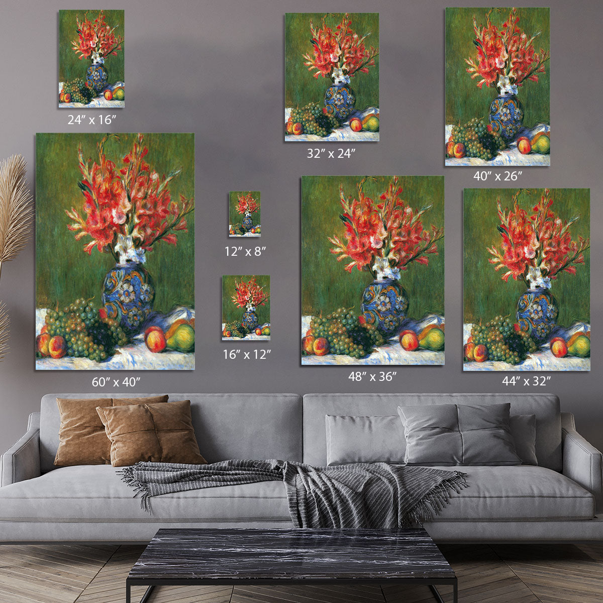 Flowers and Fruit by Renoir Canvas Print or Poster - Canvas Art Rocks - 7