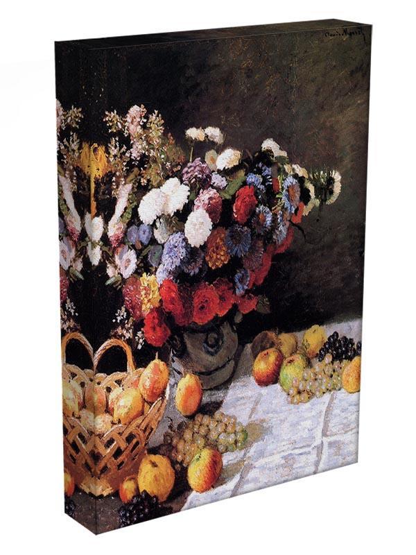 Flowers and Fruits by Monet Canvas Print & Poster - Canvas Art Rocks - 3