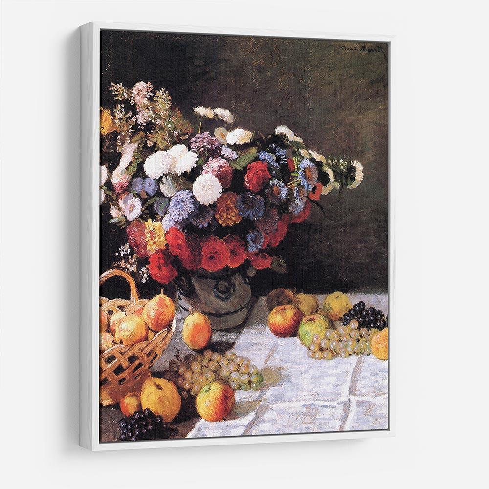 Flowers and Fruits by Monet HD Metal Print