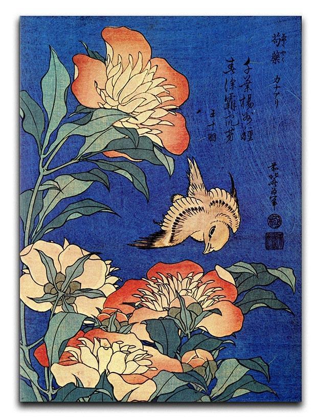 Flowers by Hokusai Canvas Print or Poster  - Canvas Art Rocks - 1