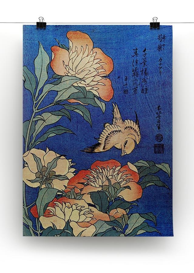 Flowers by Hokusai Canvas Print or Poster - Canvas Art Rocks - 2