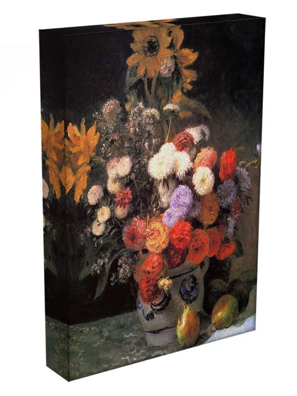 Flowers in a vase by Renoir Canvas Print or Poster - Canvas Art Rocks - 3