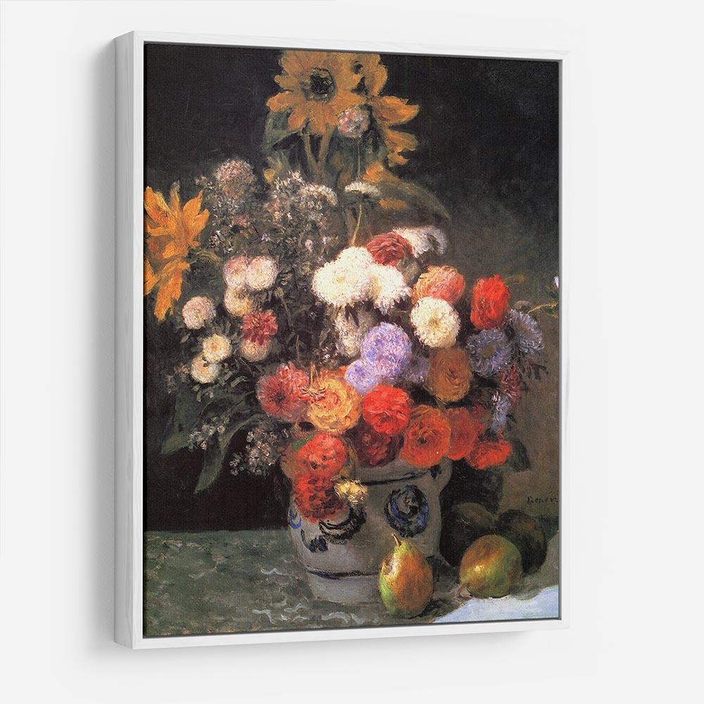 Flowers in a vase by Renoir HD Metal Print