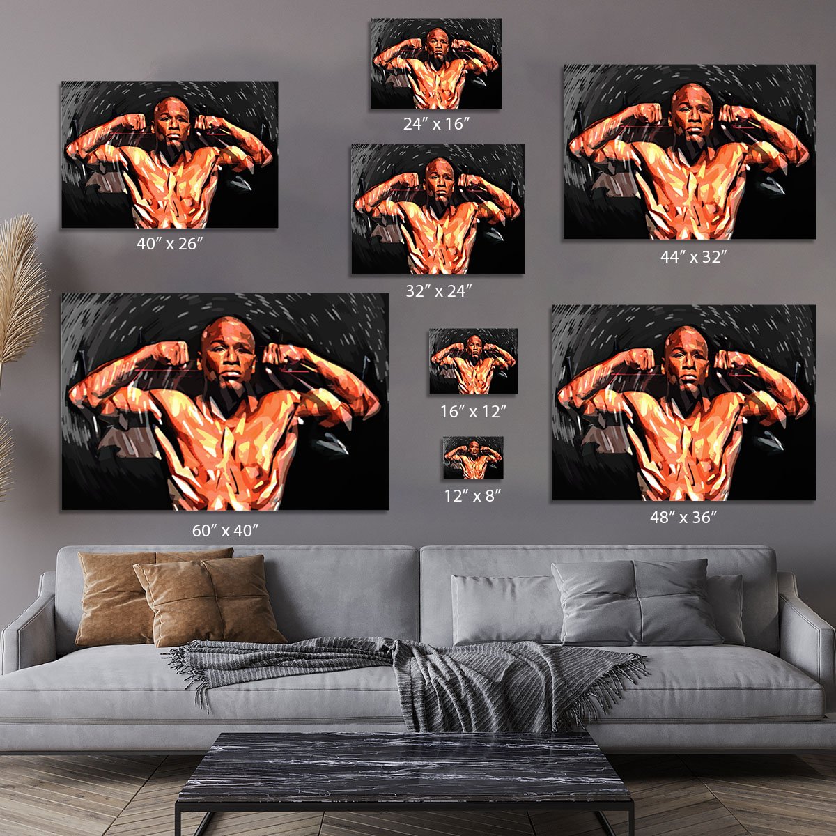 Floyd Mayweather Canvas Print or Poster