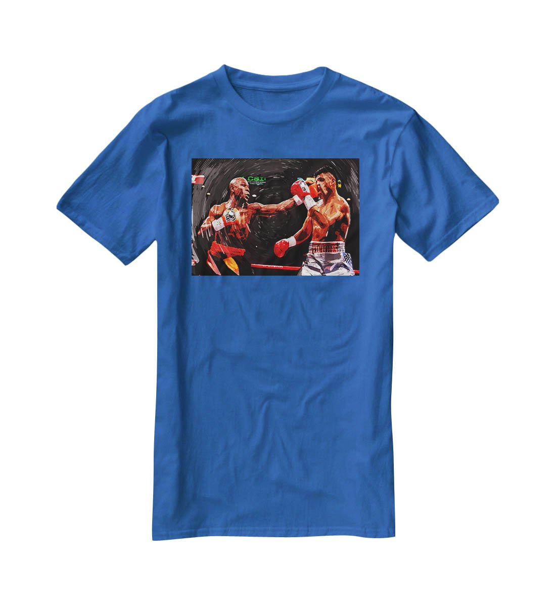 Floyd Mayweather Knockout T-Shirt - Canvas Art Rocks - 2