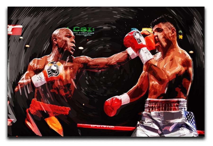 Floyd Mayweather Knockout Canvas Print or Poster  - Canvas Art Rocks - 1