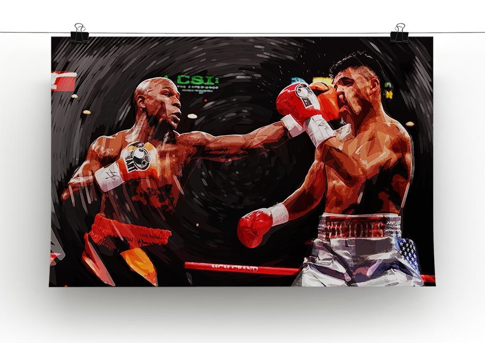 Floyd Mayweather Knockout Canvas Print or Poster - Canvas Art Rocks - 2