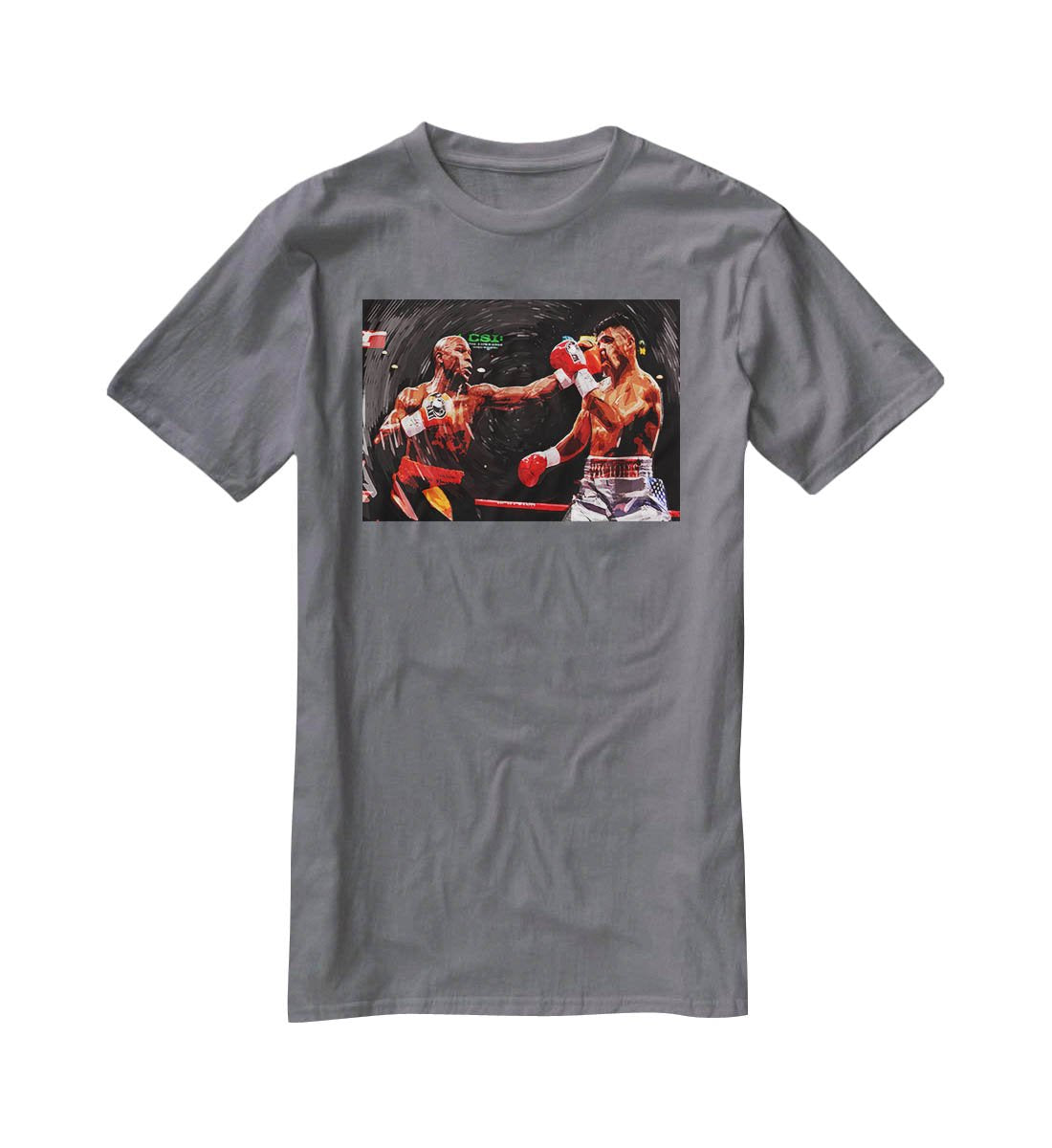 Floyd Mayweather Knockout T-Shirt - Canvas Art Rocks - 3