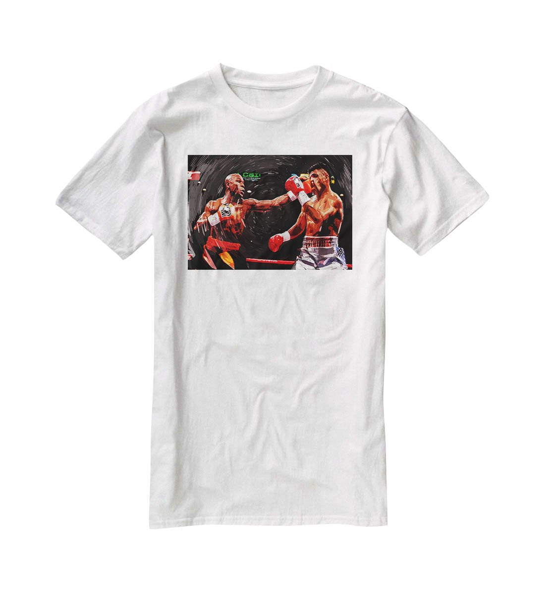Floyd Mayweather Knockout T-Shirt - Canvas Art Rocks - 5