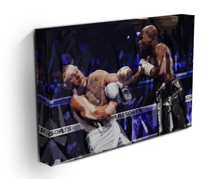 Floyd Mayweather vs Conor McGregor Canvas Print or Poster - Canvas Art Rocks - 3