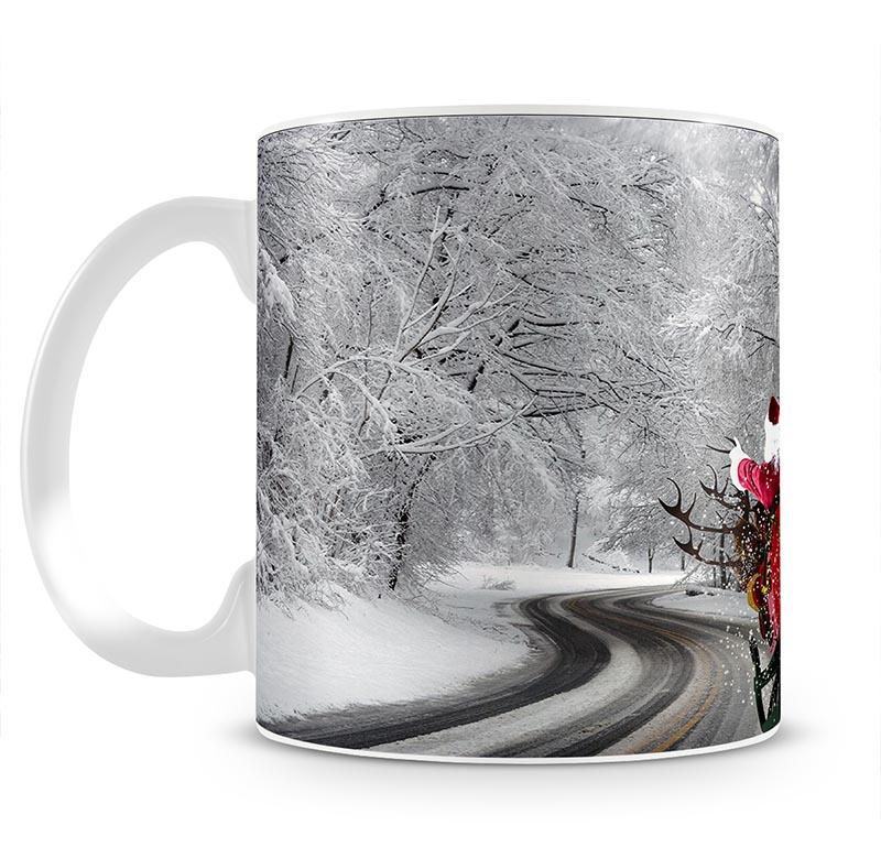 Flying Santa Mug - Canvas Art Rocks - 2