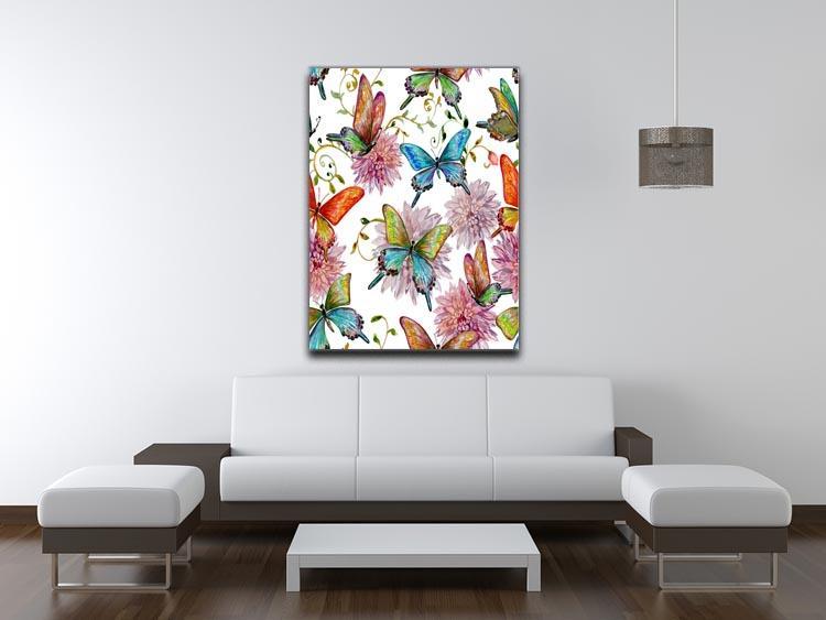 Flying butterflies Canvas Print or Poster - Canvas Art Rocks - 4