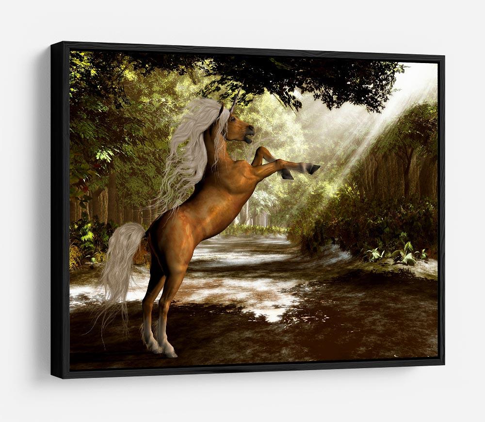 Forest Unicorn HD Metal Print