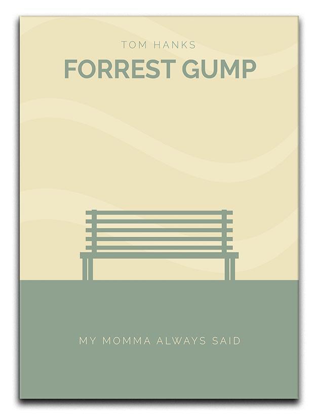 Forrest Gump Minimal Movie Canvas Print or Poster  - Canvas Art Rocks - 1