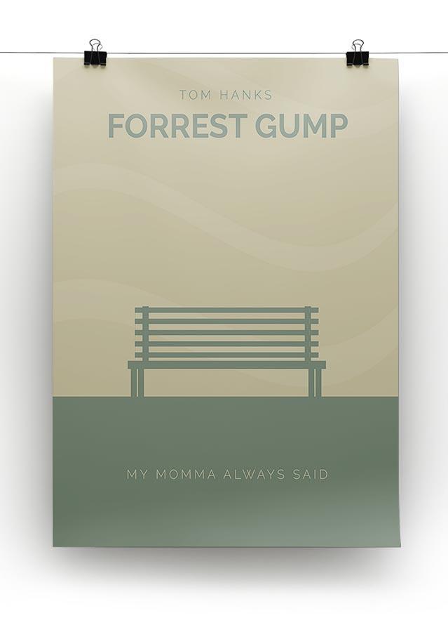 Forrest Gump Minimal Movie Canvas Print or Poster - Canvas Art Rocks - 2