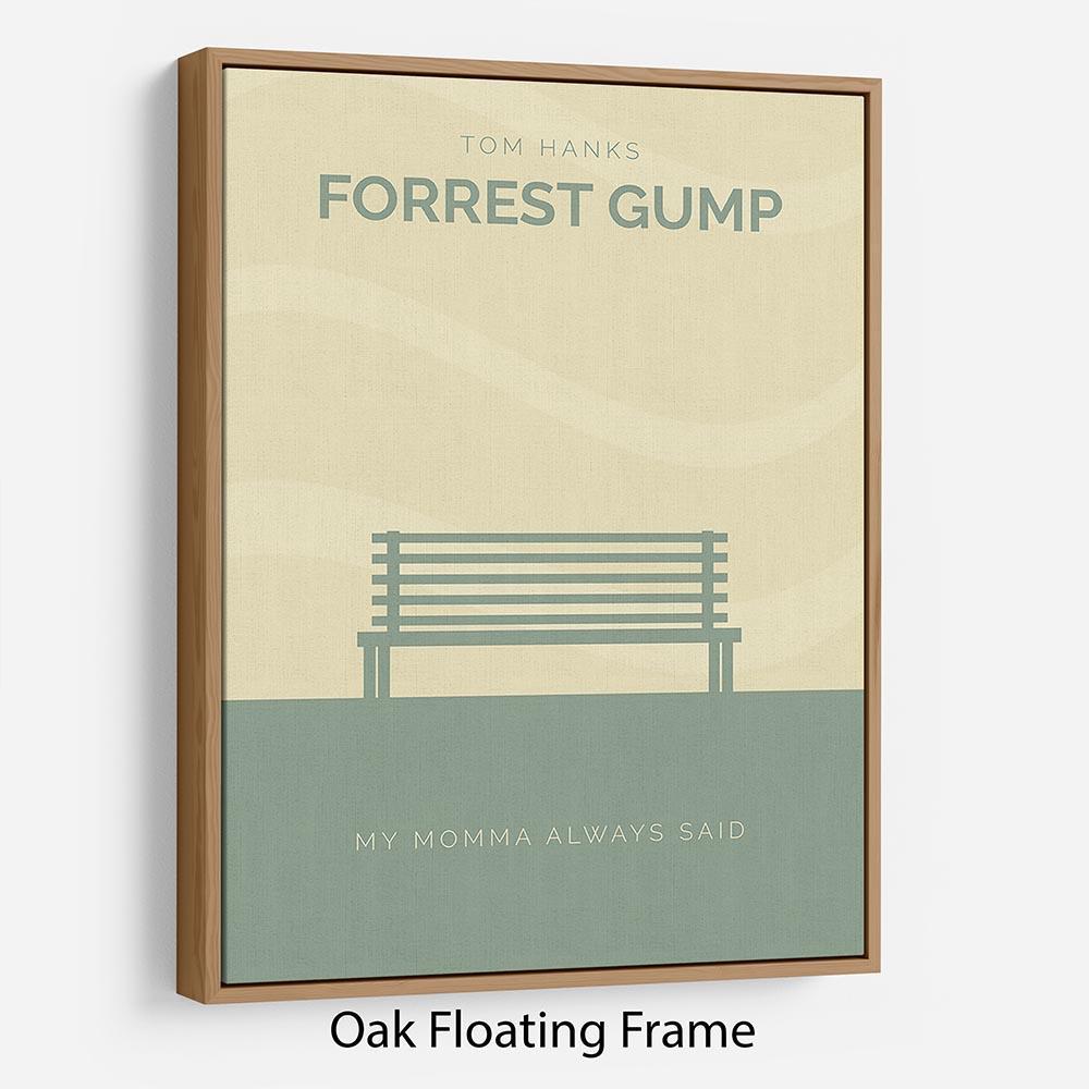 Forrest Gump Minimal Movie Floating Frame Canvas - Canvas Art Rocks - 9