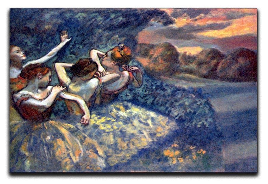 Four Dancers by Degas Canvas Print or Poster - Canvas Art Rocks - 1