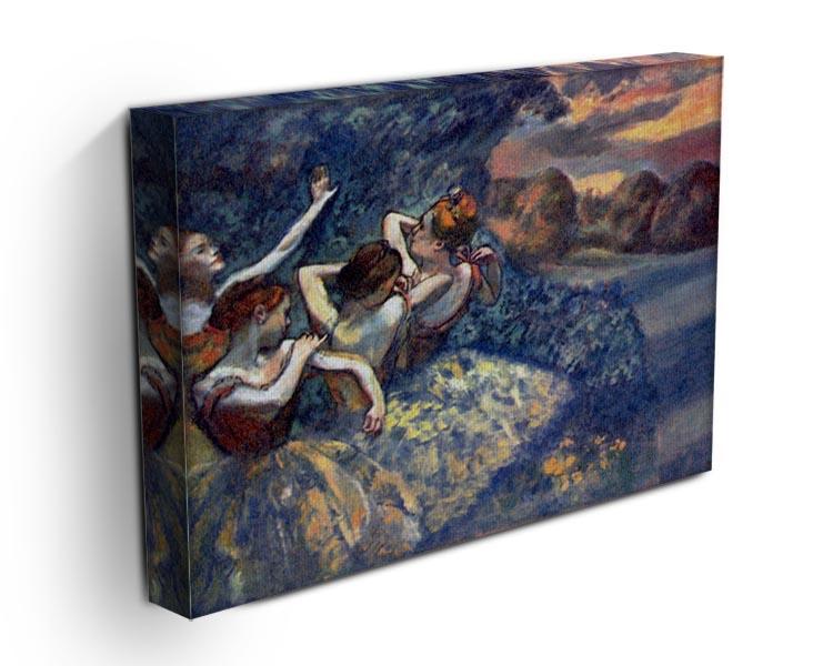 Four Dancers by Degas Canvas Print or Poster - Canvas Art Rocks - 3