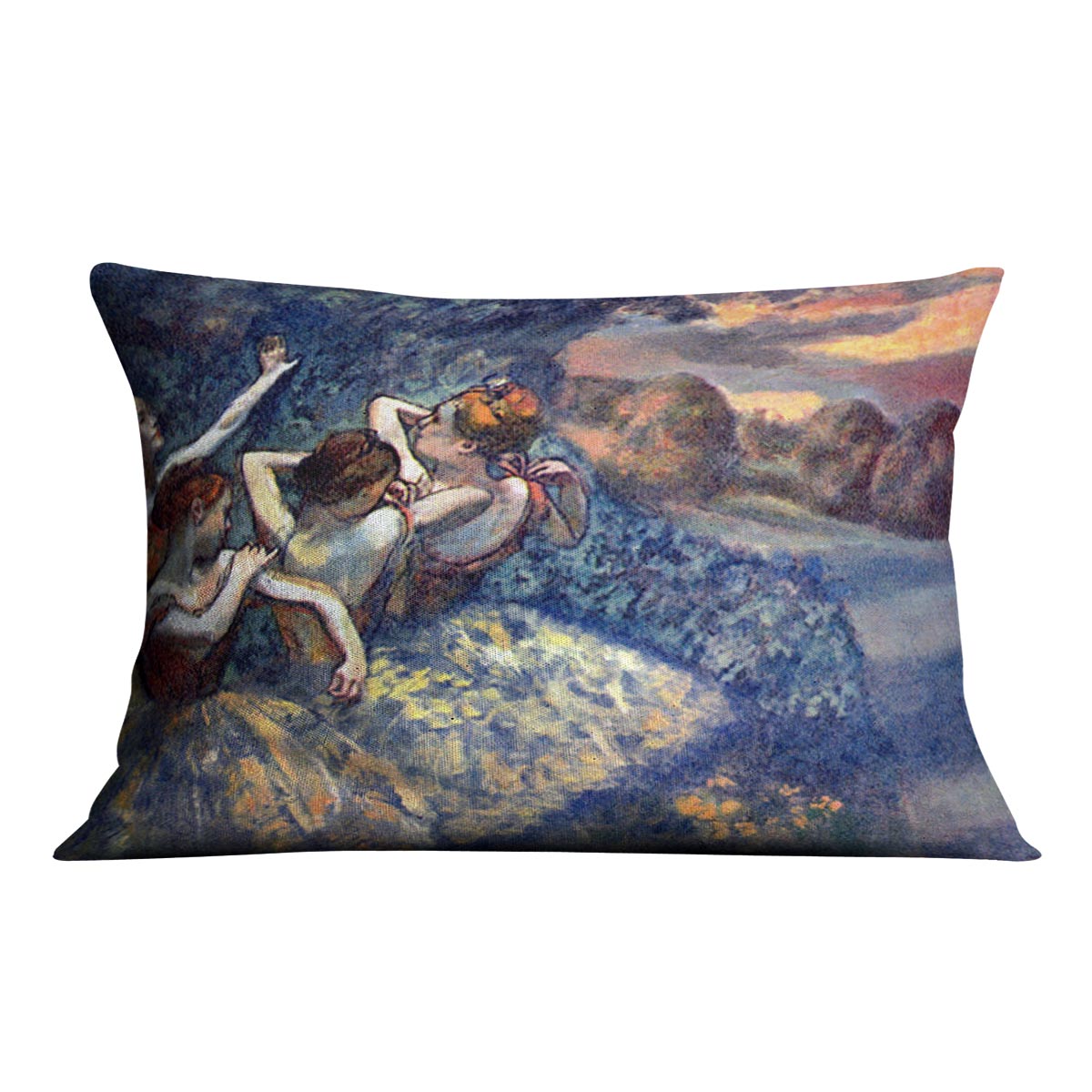 Four Dancers by Degas Cushion