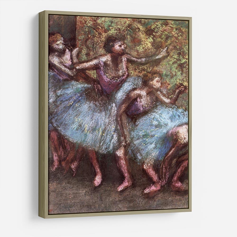 Four dancers behind the scenes 1 by Degas HD Metal Print - Canvas Art Rocks - 8