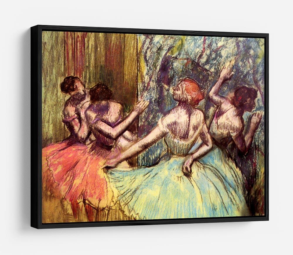 Four dancers behind the scenes 2 by Degas HD Metal Print - Canvas Art Rocks - 6