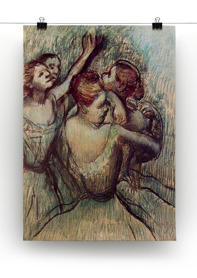 Four dancers in half figure by Degas Canvas Print or Poster - Canvas Art Rocks - 2