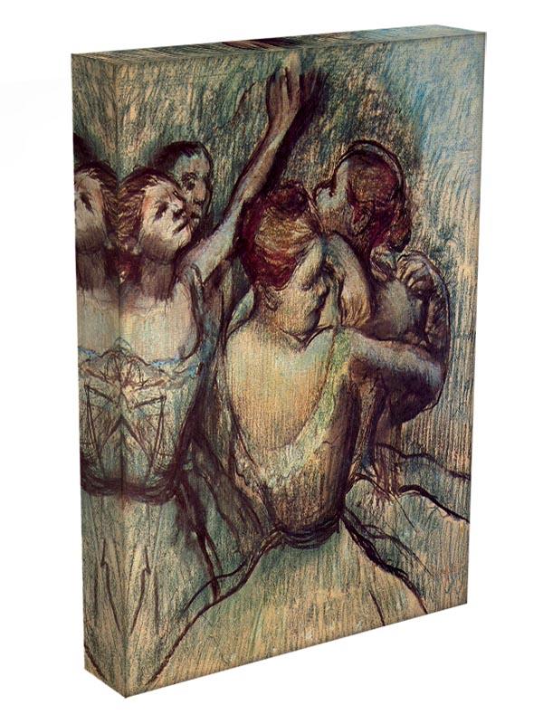 Four dancers in half figure by Degas Canvas Print or Poster - Canvas Art Rocks - 3