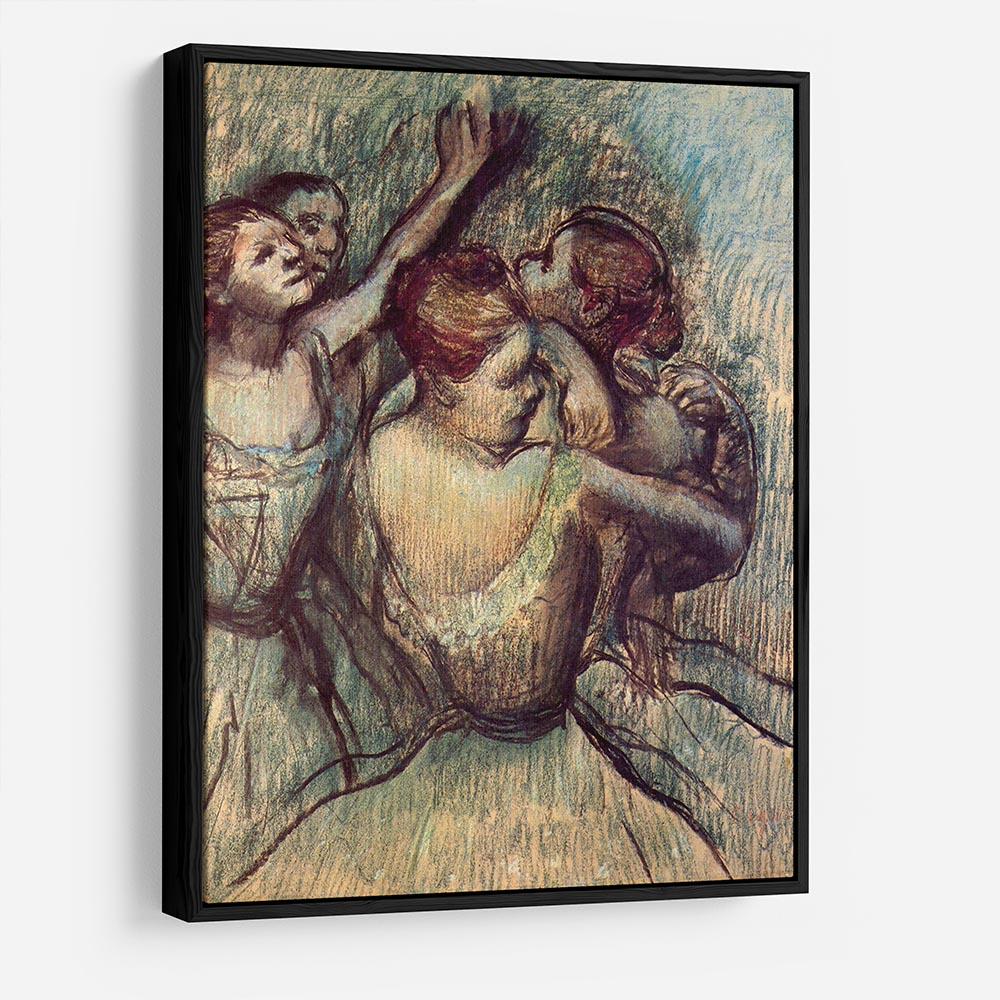 Four dancers in half figure by Degas HD Metal Print - Canvas Art Rocks - 6