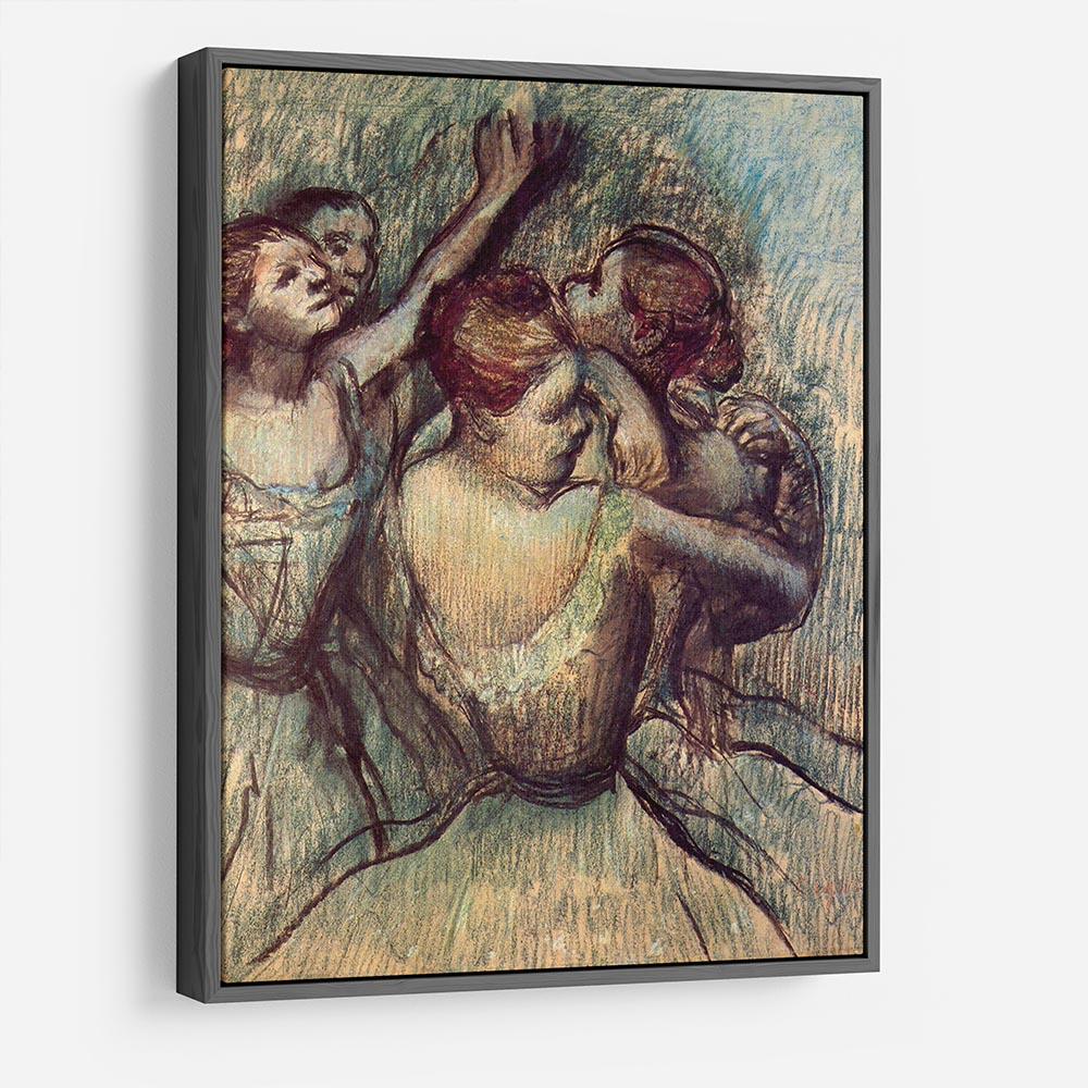 Four dancers in half figure by Degas HD Metal Print - Canvas Art Rocks - 9