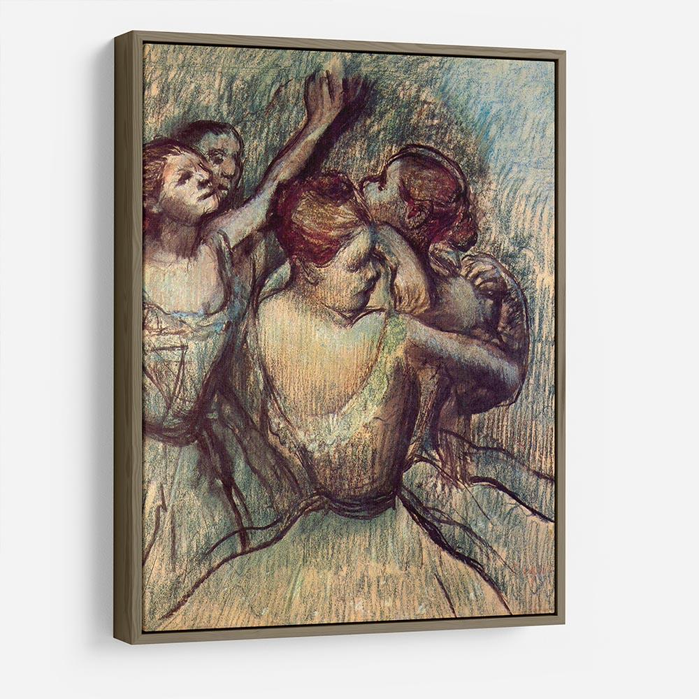 Four dancers in half figure by Degas HD Metal Print - Canvas Art Rocks - 10