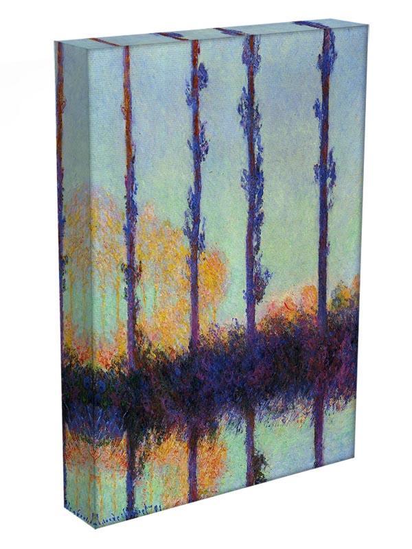Four poplars by Monet Canvas Print & Poster - Canvas Art Rocks - 3