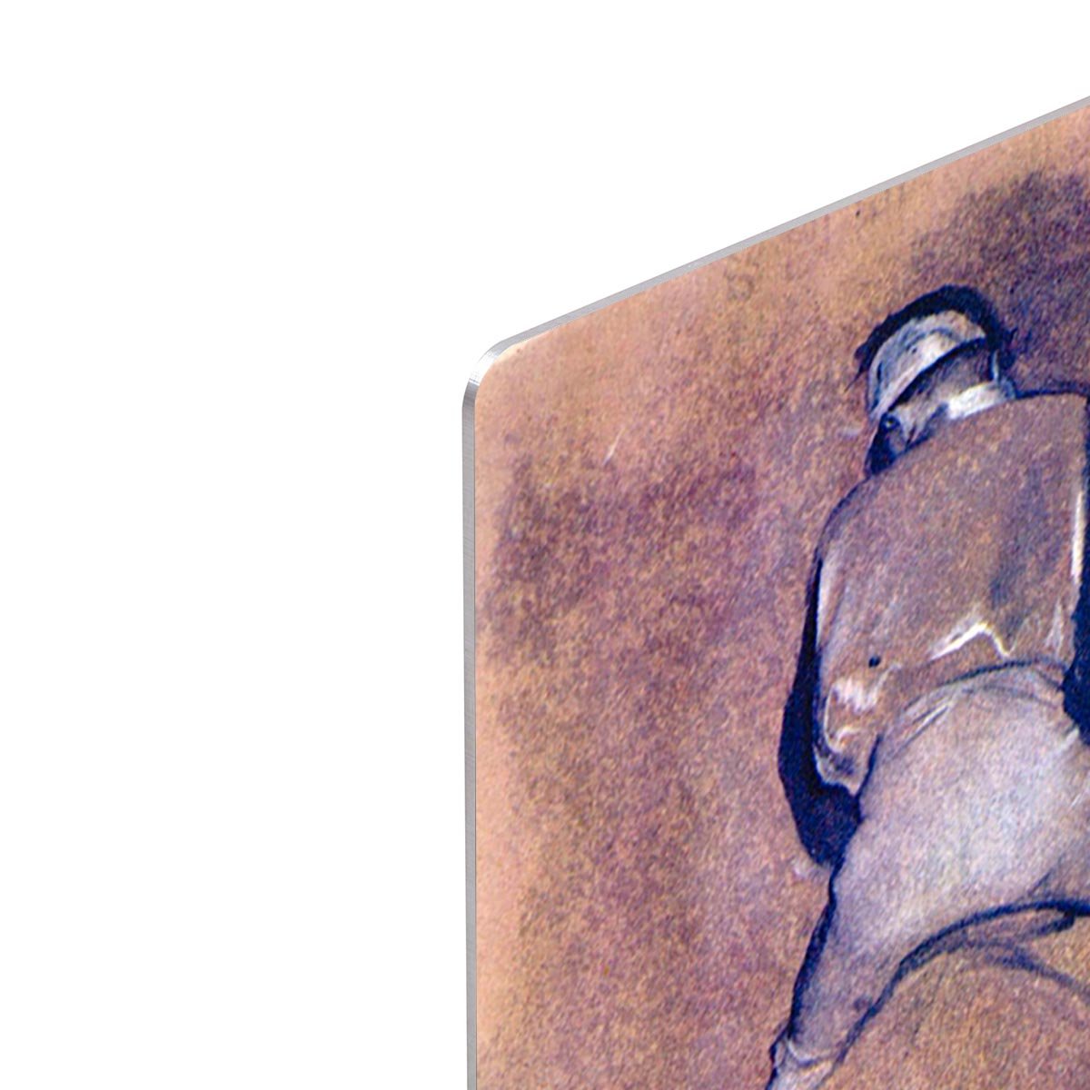 Four studies of Jockeys by Degas HD Metal Print - Canvas Art Rocks - 4
