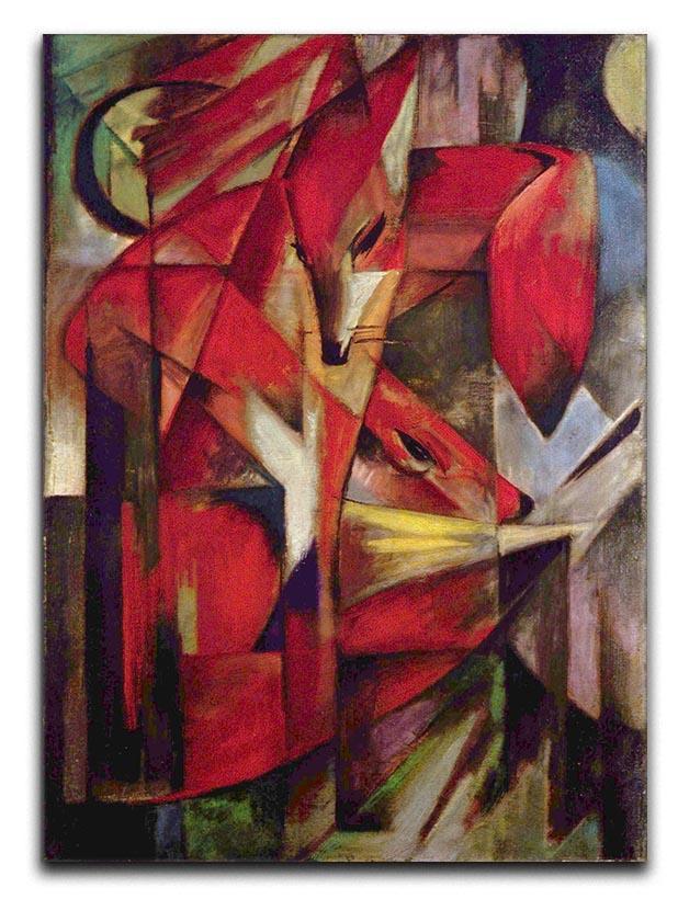 Foxes by Franz Marc Canvas Print or Poster  - Canvas Art Rocks - 1