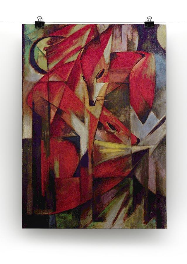 Foxes by Franz Marc Canvas Print or Poster - Canvas Art Rocks - 2