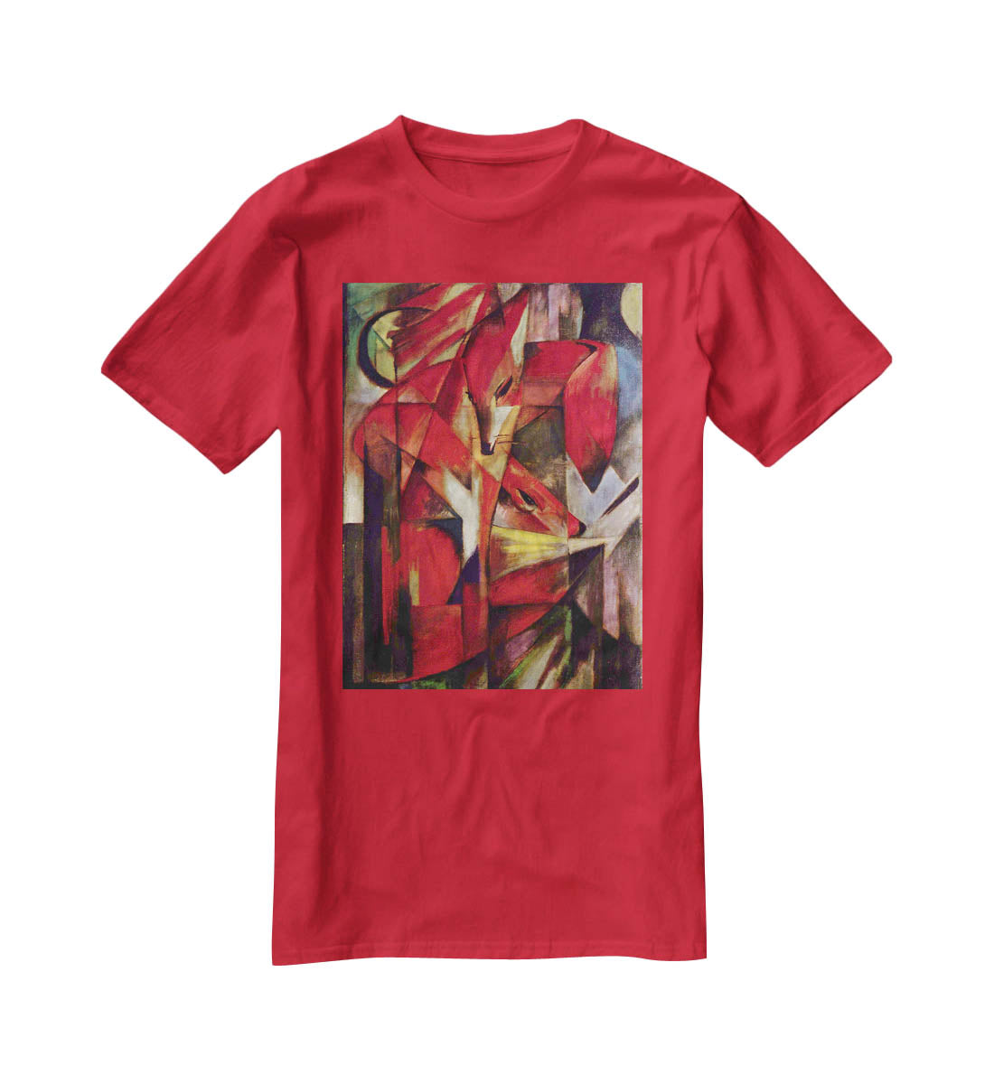 Foxes by Franz Marc T-Shirt - Canvas Art Rocks - 4