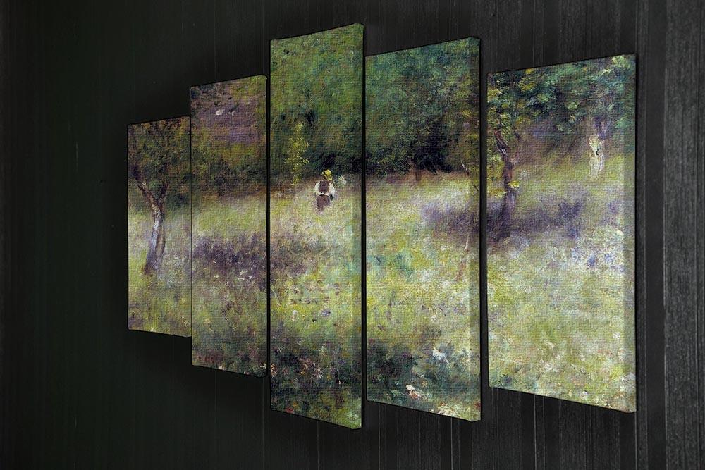 Frahling in Chatou by Renoir 5 Split Panel Canvas - Canvas Art Rocks - 2