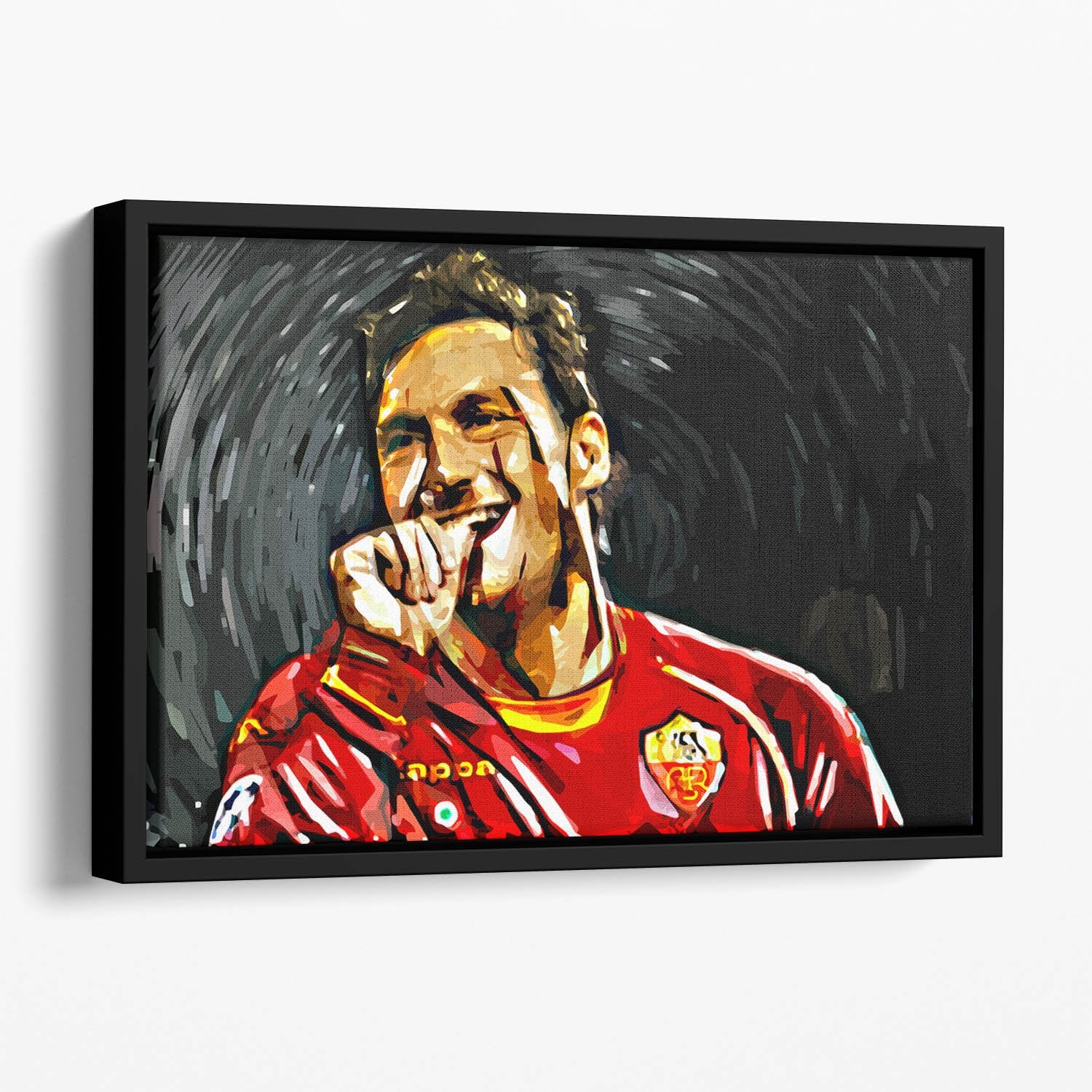 Francesco Totti Floating Framed Canvas