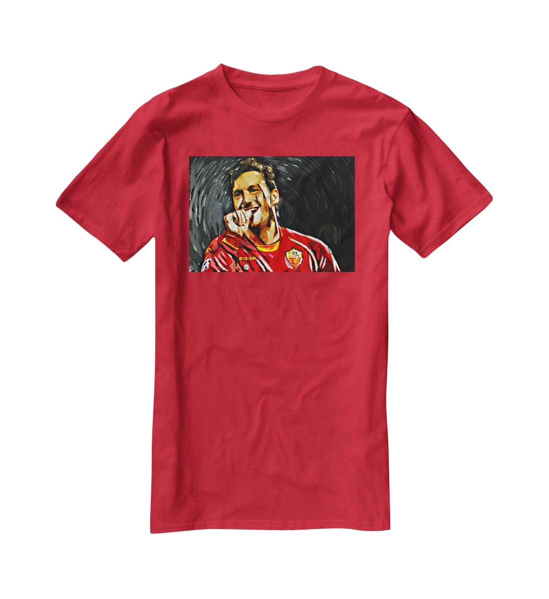 Francesco Totti T-Shirt - Canvas Art Rocks - 4