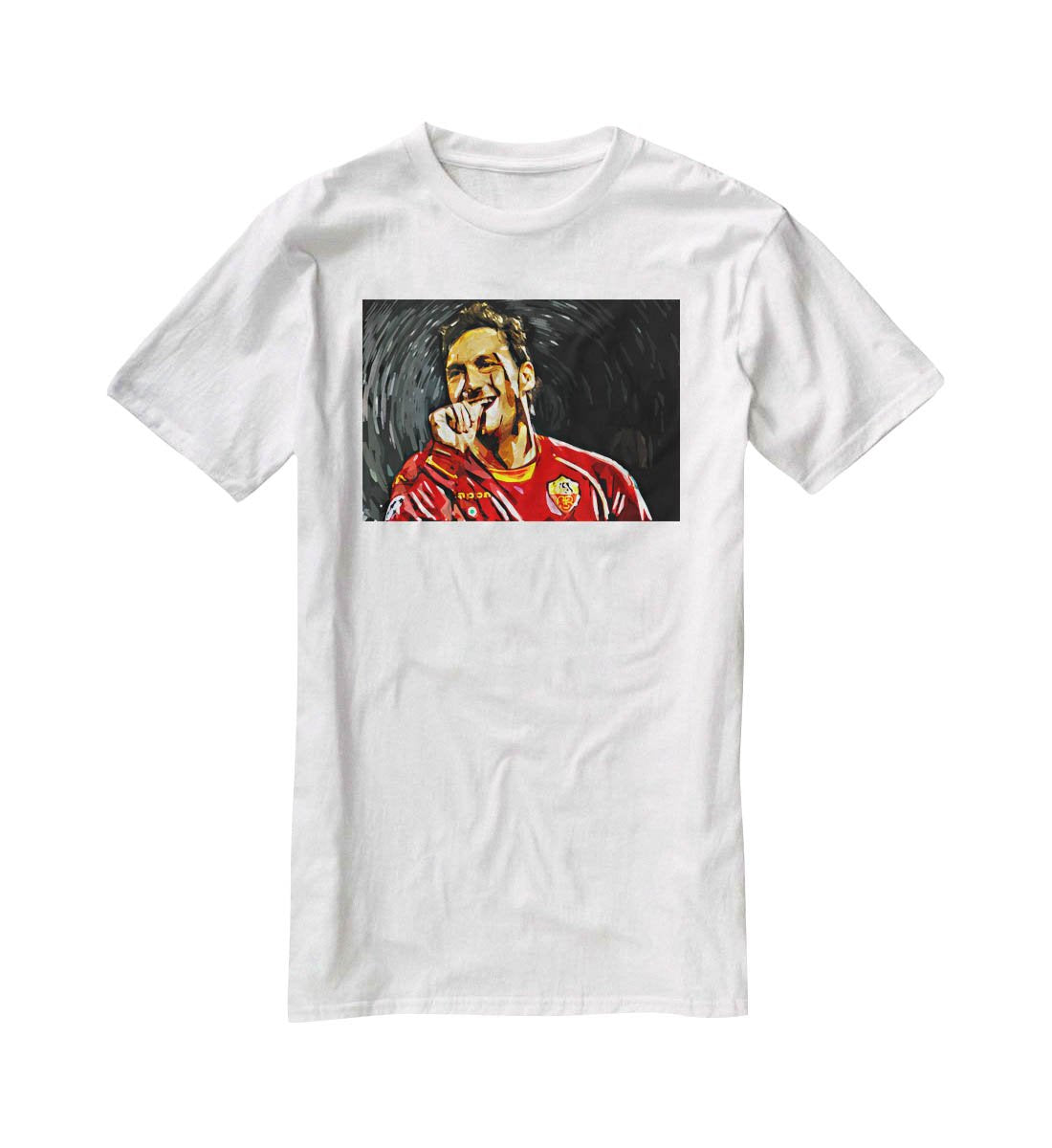 Francesco Totti T-Shirt - Canvas Art Rocks - 5