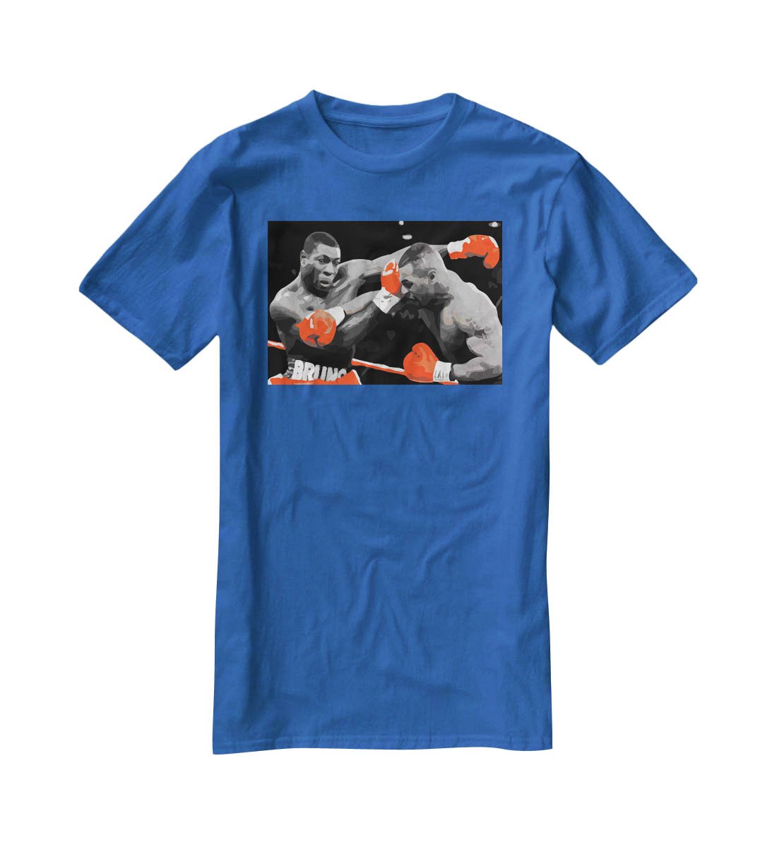 Frank Bruno Mike Tyson T-Shirt - Canvas Art Rocks - 2