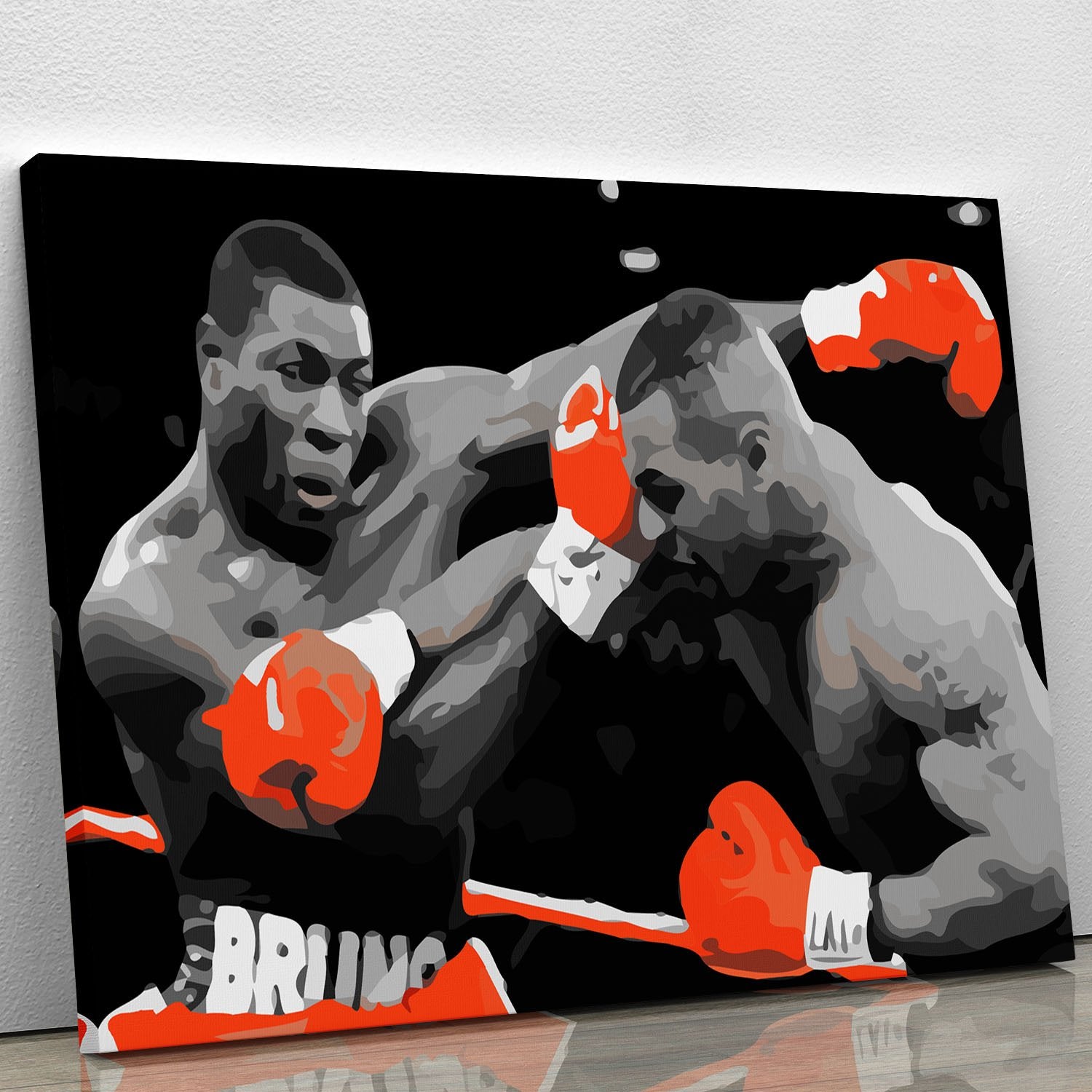 Frank Bruno Mike Tyson Canvas Print or Poster