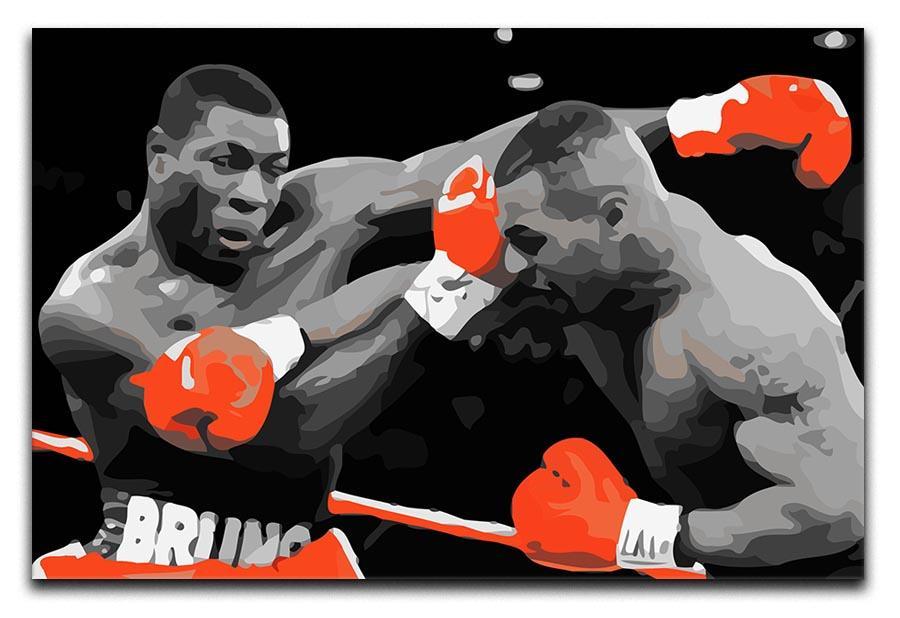 Frank Bruno Mike Tyson Canvas Print or Poster  - Canvas Art Rocks - 1