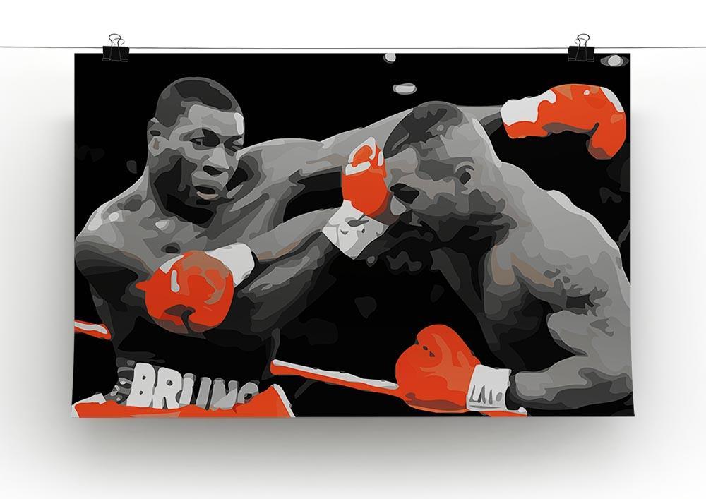 Frank Bruno Mike Tyson Canvas Print or Poster - Canvas Art Rocks - 2