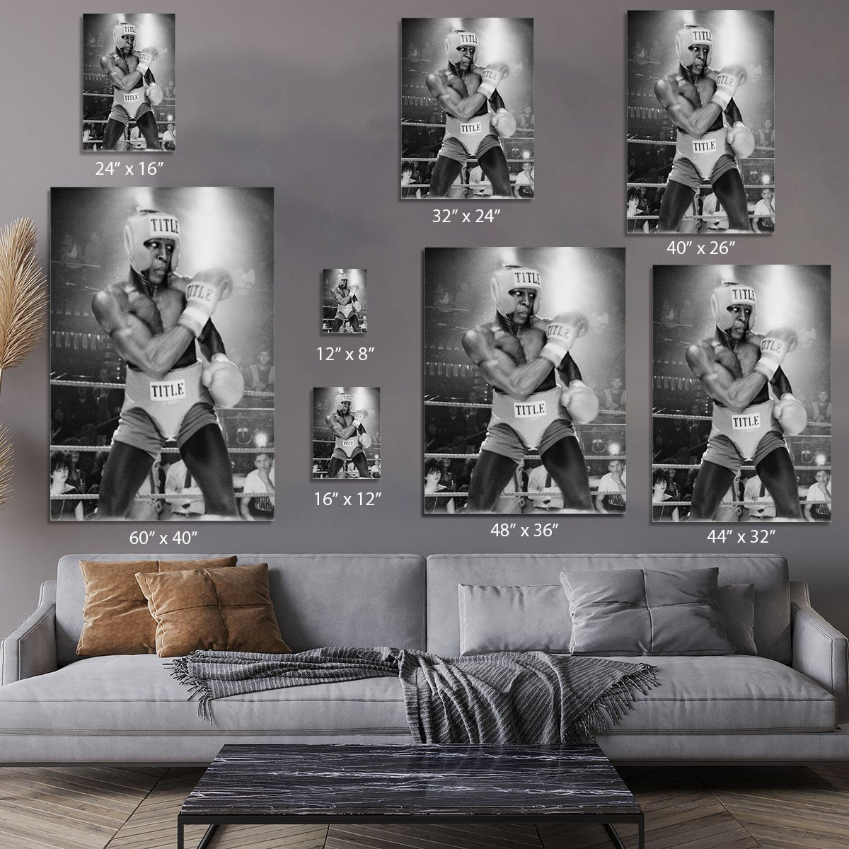 Frank Bruno in 1984 Canvas Print or Poster