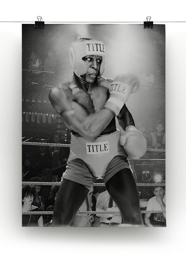 Frank Bruno in 1984 Canvas Print or Poster - Canvas Art Rocks - 2