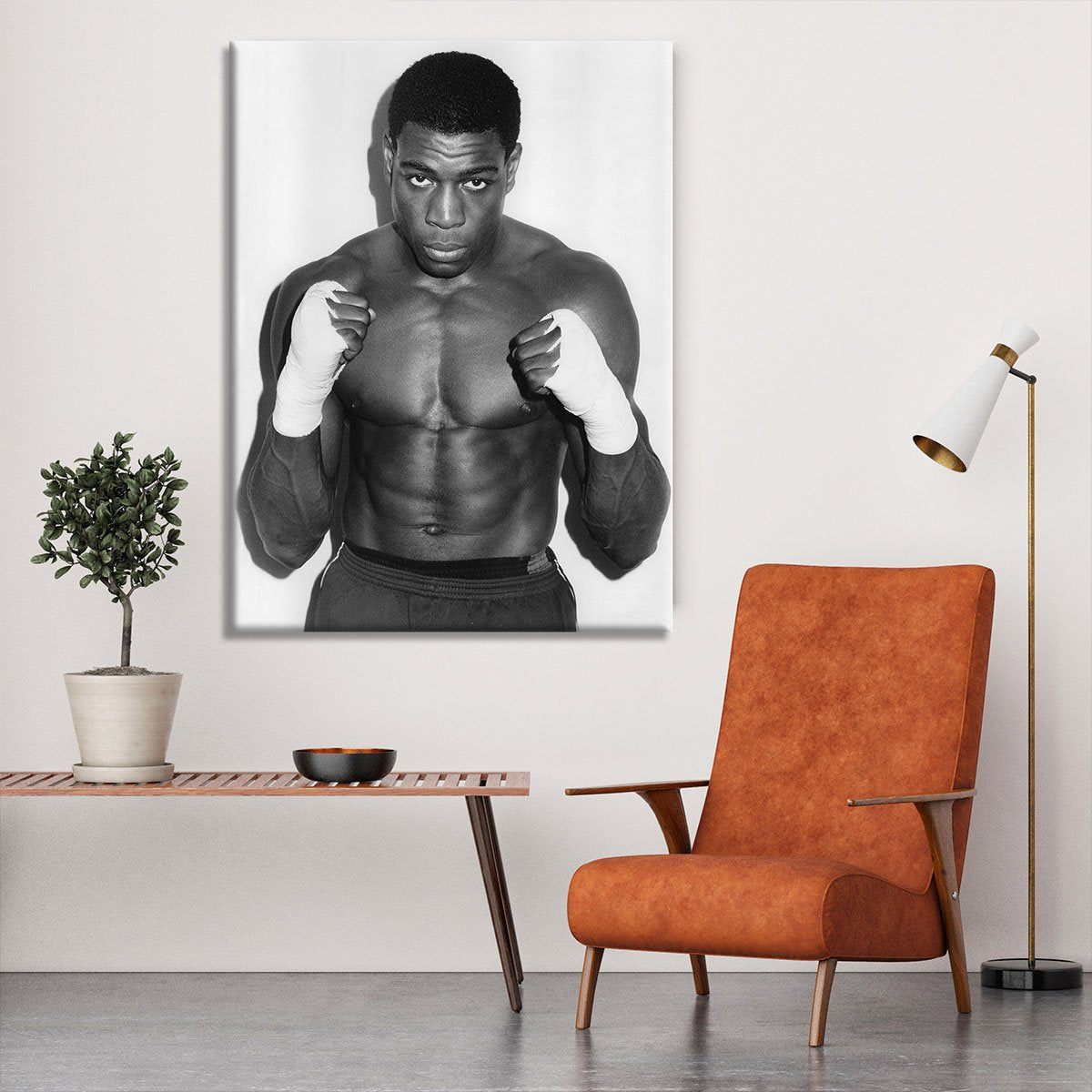 Frank Bruno in 1986 Canvas Print or Poster